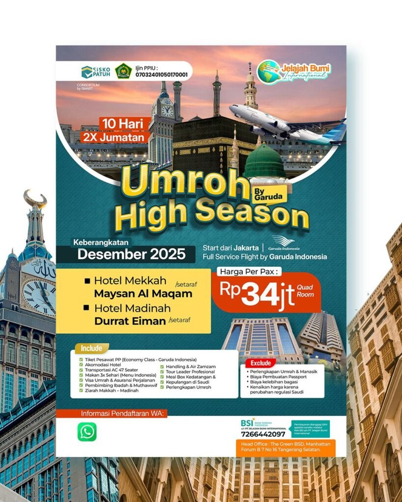 Paket Umroh High Season