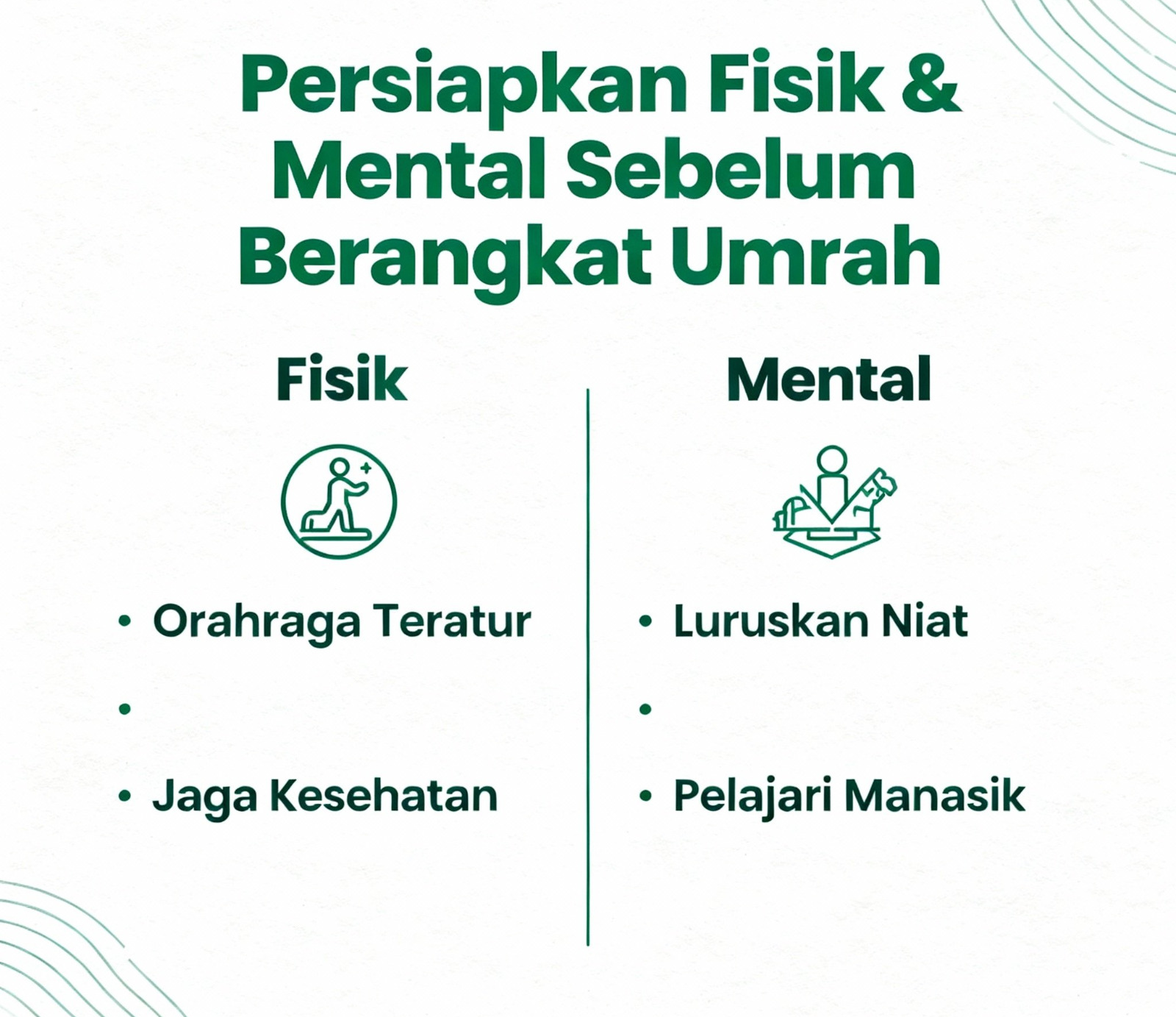 Persiapan fisik dan mental