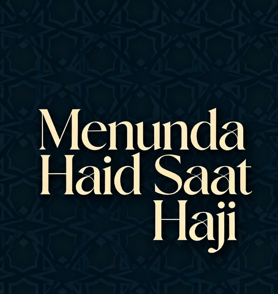 menunda haid saat haji 